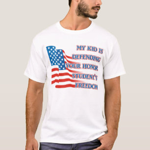 Väpnade styrkors frihet - Hedrad student T-shirt