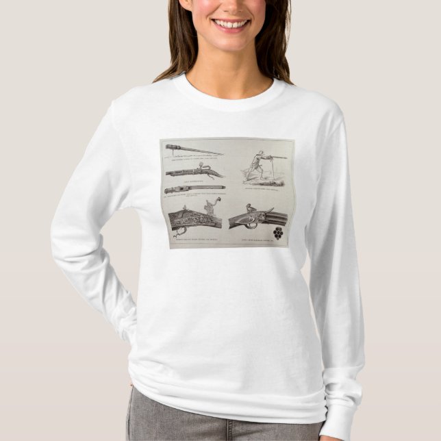 Vapnet och dess utveckling t-shirt (Framsida)