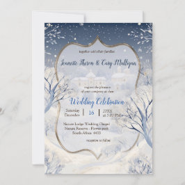 Vapnet vid Sol på vintern Inbjudningar