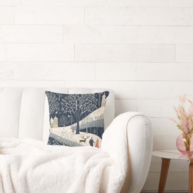 Vapnet vid Sol på vintern Kudde (Soffa)