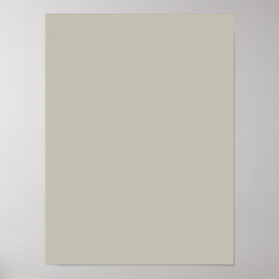 Vapor Neutralt Beige Taupe Solid Färg - bakgrund Poster