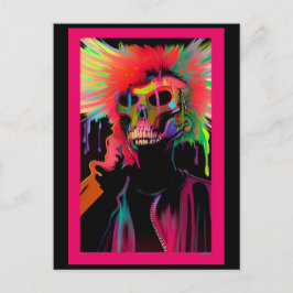 Vaporface Death Rattle Vykort