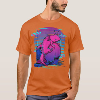Vaporwave Aesthetic Axolotl 90s Japanese Axolotl 1 T Shirt