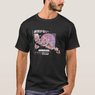 Vaporwave Aesthetic Blommar Sunset Glitch Synth Me T Shirt
