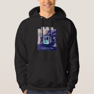 Vaporwave Aesthetic Glitch 80:s Retro Lisbon Hoodie