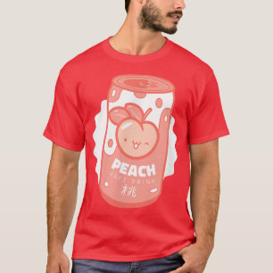 Vaporwave Aesthetic Japan Peach Soda Can Anime Ota T Shirt