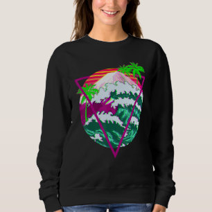 Vaporwave Aesthetic Japanska Vågar Retro 1980-tale T Shirt