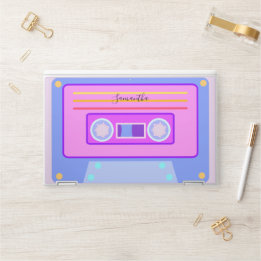 Vaporwave Aesthetic Light Lila 80 s 90-talskassett HP Laptopskin
