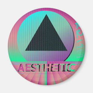 vaporwave aesthetic magnet
