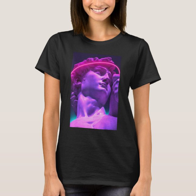 Vaporwave Aesthetic Outrun Retro 80s Synthwave Ret T Shirt (Framsida)