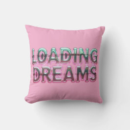 Vaporwave Aesthetics with Glitch Effect and Neon Kudde