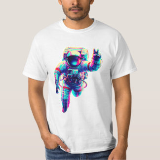 Vaporwave Cosmonaut T Shirt