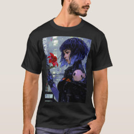 Vaporwave Cyborg Aesthetic Girl T Shirt