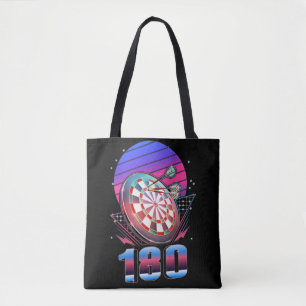 Vaporwave Dart Throwing Dartboard 180 Darts Tygkasse