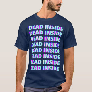 Vaporwave Dead Inside 80s 90-tal Music Culture Ele T Shirt