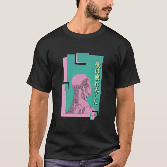 Vaporwave doktor - skjorta t shirt (Framsida)