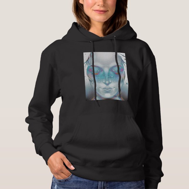 Vaporwave Estetisk Synthwave 80s VHS Glitch Rymd T Shirt (Framsida)