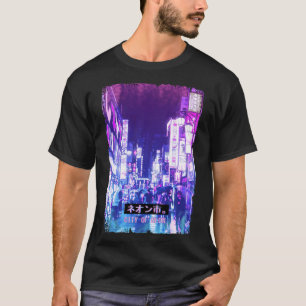 Vaporwave Japan Street Mode Tokyo City Rush T Shirt