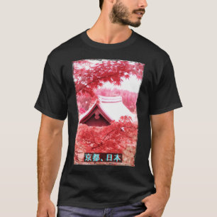 Vaporwave Japansk Aesthetic Streetwear Tempel T Shirt