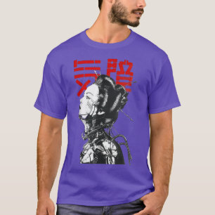 Vaporwave Japansk Cyberpunk Geisha Aesthetic Urba T Shirt