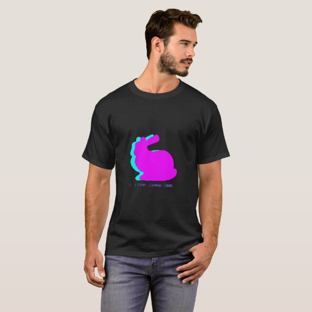 Vaporwave kanin tröja (Hel framsida)