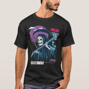 Vaporwave Kawaii Aesthetic Japanska Skeleto T Shirt
