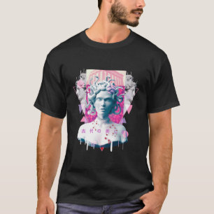 Vaporwave Medusa Statue Aesthetic Japanska Otaku T Shirt
