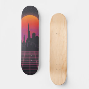 Vaporwave Mini Skateboard Bräda 18,5 Cm