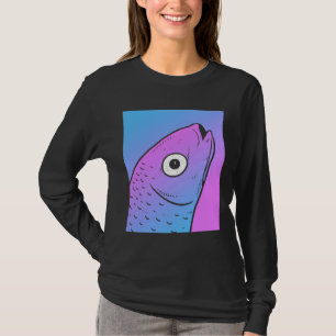 Vaporwave Mullet Aesthetic Pastel Goth Fish T Shirt