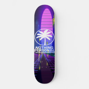 Vaporwave Palmträd Skateboard