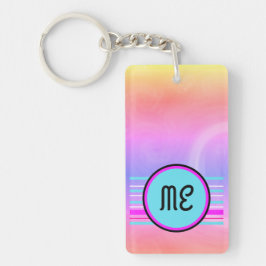 Vaporwave personlig nyckelring