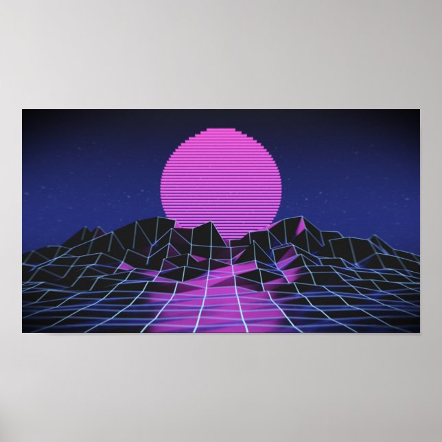 Vaporwave Poster (Framsidan)