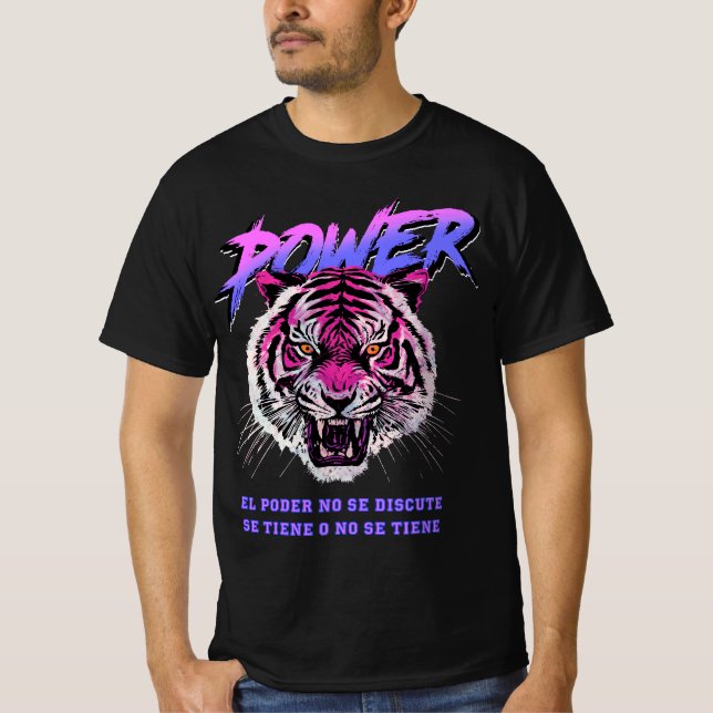 Vaporwave Power Philosophy T Shirt (Framsida)
