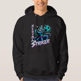 Vaporwave Samurai Striker Katt För Anime Spelare Hoodie