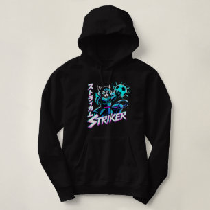 Vaporwave Samurai Striker Katt För Anime Spelare T Shirt