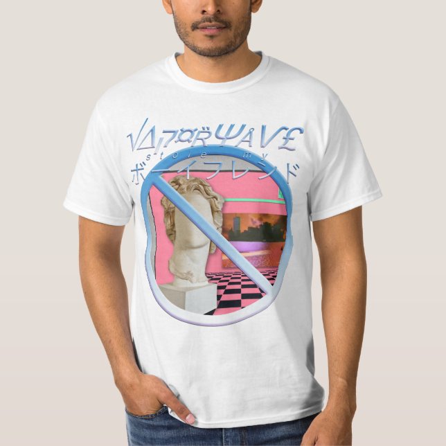 Vaporwave stal min pojkvän t shirt (Framsida)