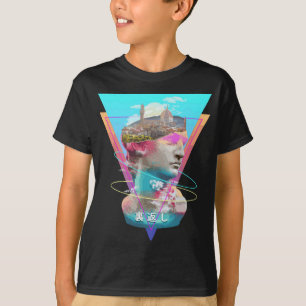 Vaporwave Statue David Bust & Florence Italien Lan T Shirt