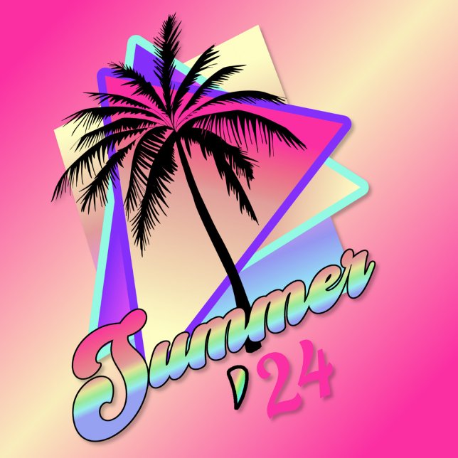 Vaporwave Summer 2024 T Shirt (Skapare uppladdad)