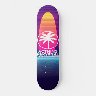 Vaporwave Sunset Skateboard