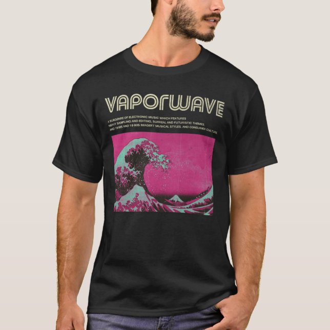 Vaporwave T Shirt (Framsida)