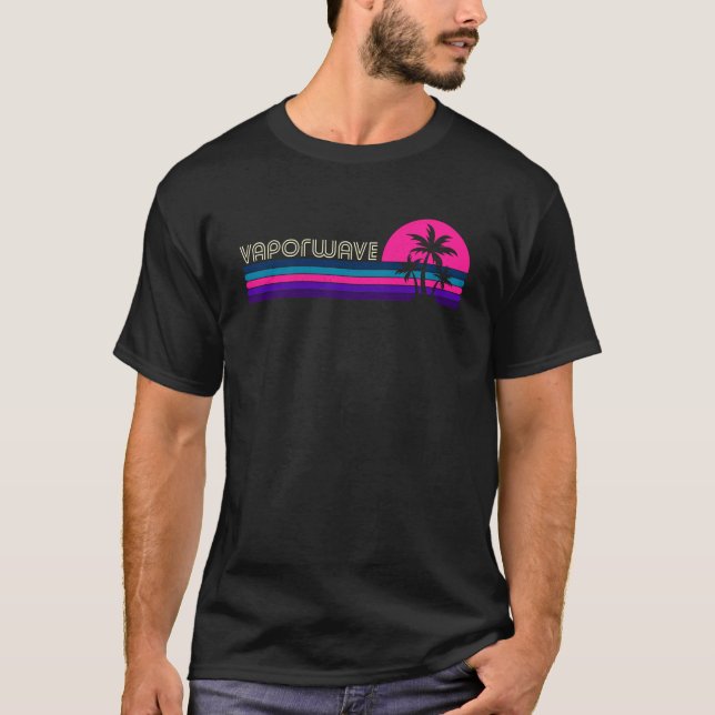 Vaporwave T Shirt (Framsida)