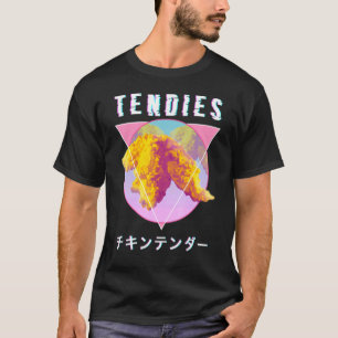 Vaporwave Tendies Chicken Tenders Japanska Kanji G T Shirt