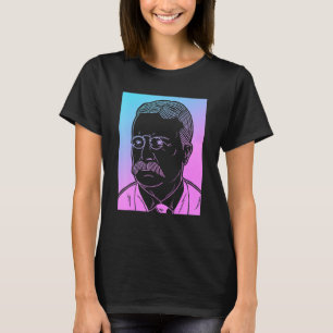 Vaporwave Theodore Roosevelt Asthetic Pastel Goth T Shirt