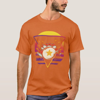 Vaporwave-trummis Estetisk Retro Vintage Rock R r T Shirt