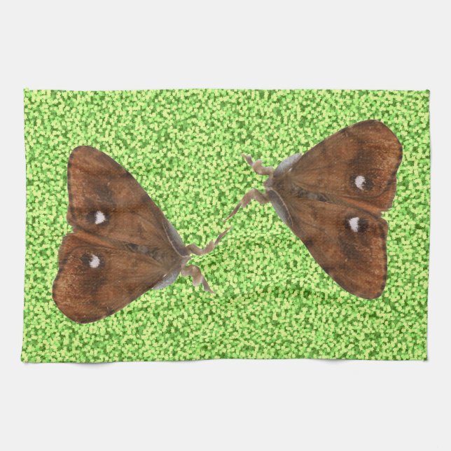 Vapourer Moth Kitchen Towel Kökshandduk (Horisontell)