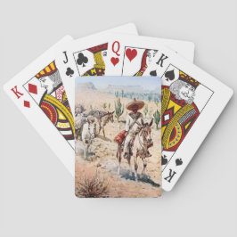 "Vaquero Pack Tåg" av Edward Borein Casinokort