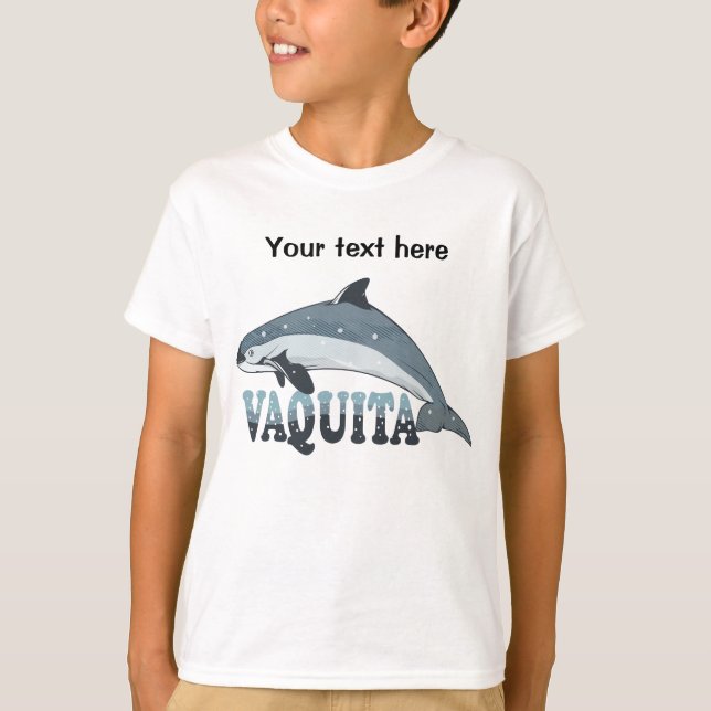 Vaquita Porpoise T Shirt (Framsida)