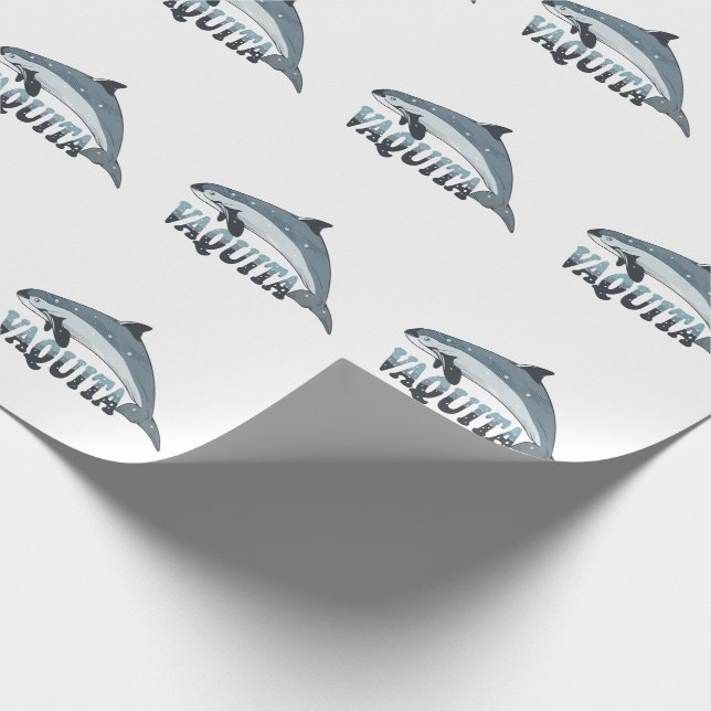 Vaquita Small Porpoise Presentpapper (Hörn)