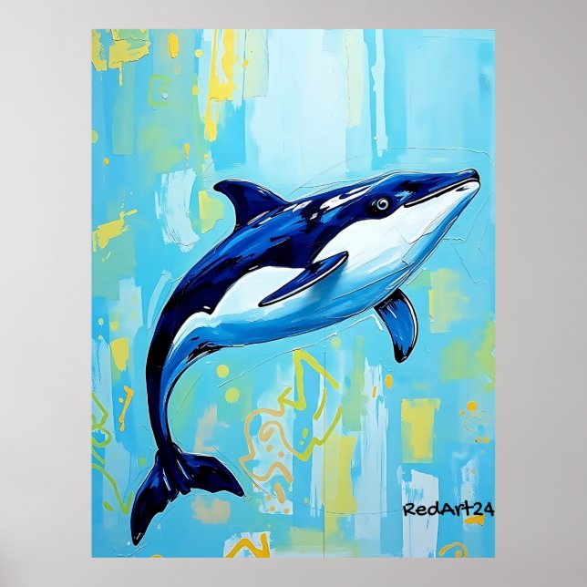 Vaquita Wall Art – Endangered Marine Porpoise Poster (Framsidan)