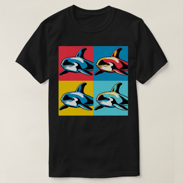 Vaquitas Art Trendig Marine Life T Shirt (Design framsida)